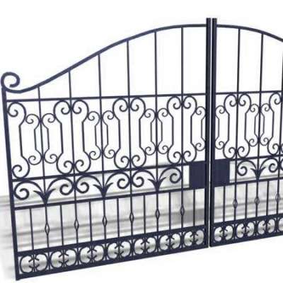 Low Price, Gates and Steel Fence Design, Wrought Iron Gate