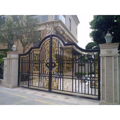 Garden Fence Iron Fence Steel Palisade Fencing Wrought Iron Design