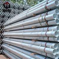 cold drawn welded galvanized flat oval steel pipe  Big Diameter  GI pipe